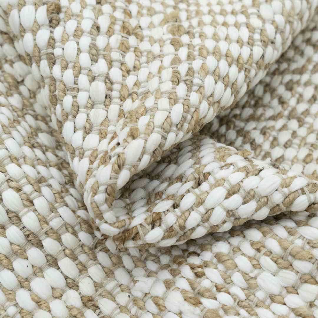 Jute and Cotton Blend Rug - Soft and Versatile Home Decor | Best Rugs Online UK & USA